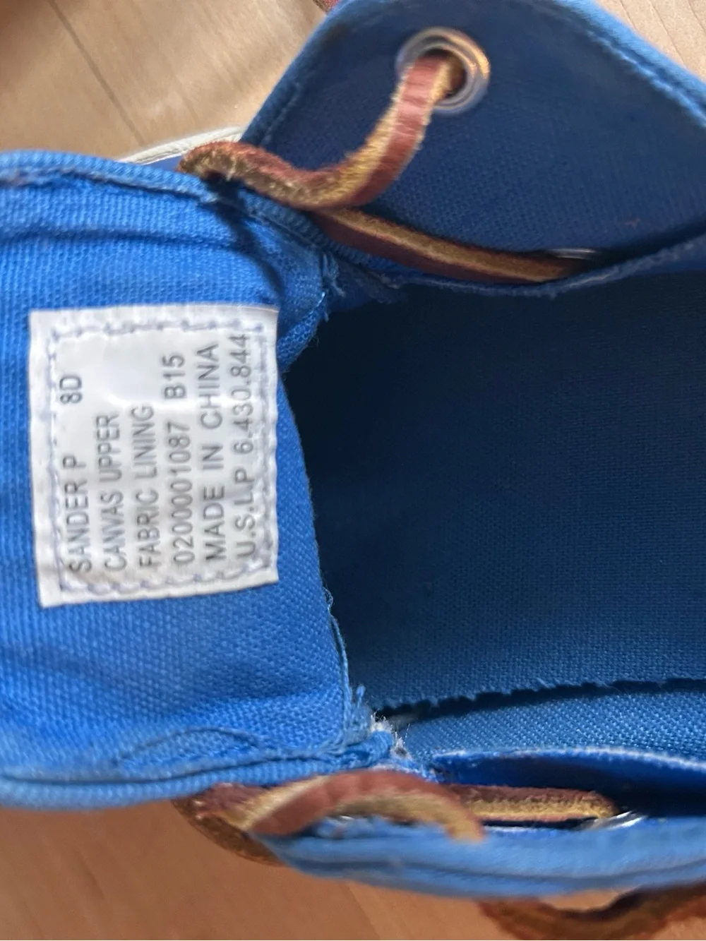 Polo Ralph Lauren canvas shoe